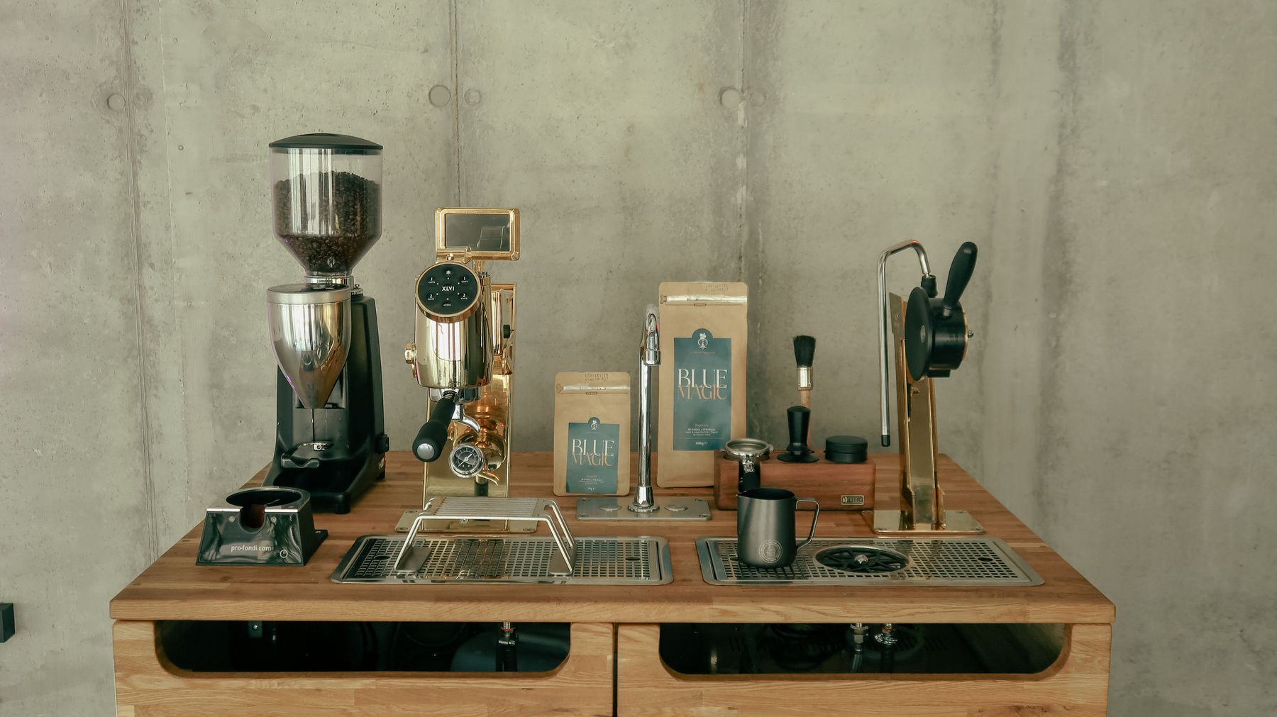 Mobile Premium-Kaffeebar im Eventaufbau